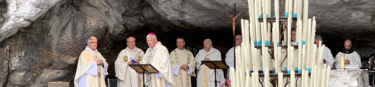 Lourdes-Wallfahrt der hessischen Bistümer - Weihbischof Diez feiert Gottesdienst. Foto: Frank Post / Bistum Fulda